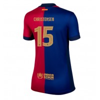 Barcelona Andreas Christensen #15 Domáci Ženy futbalový dres 2024-25 Krátky Rukáv